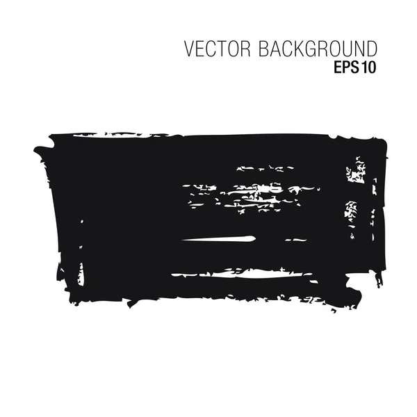 Vector Illustration Abstract Grunge Background Black Color Isolated White Background Stock Illustration