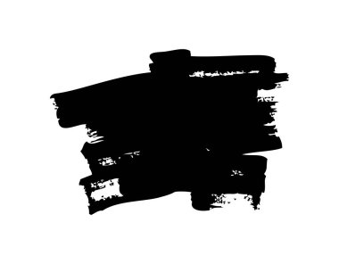 Beyaz arka planda siyah darbeleri vektör