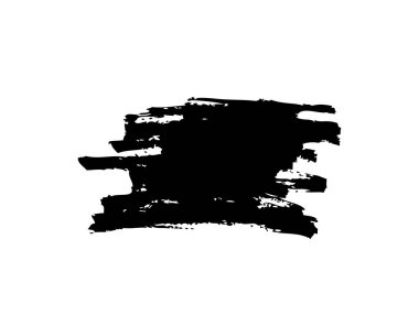 Beyaz arka planda siyah darbeleri vektör