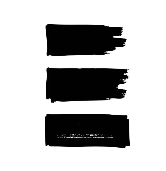 白色背景上的黑色笔触矢量 — 图库矢量图片