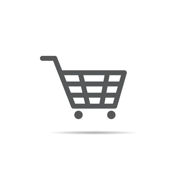 Icono Del Carrito Compras Ilustración Del Vector — Archivo Imágenes Vectoriales