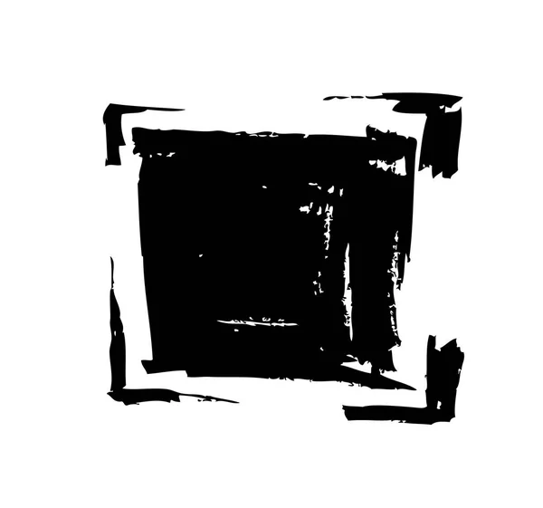 Textura Pozadí Černé Grunge Vektorové Ilustrace — Stockový vektor