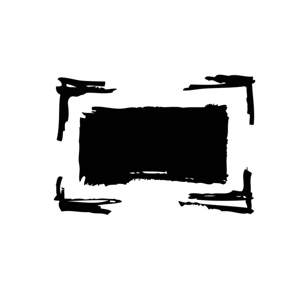 Fekete Grunge Háttér Textúra Vektoros Illusztráció — Stock Vector