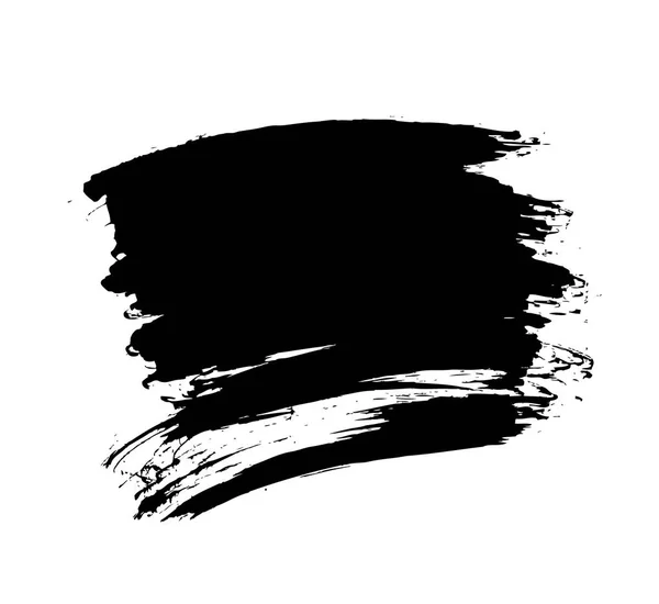 Grunge Background Black Brush Strokes Isolated White Background — Stock Vector