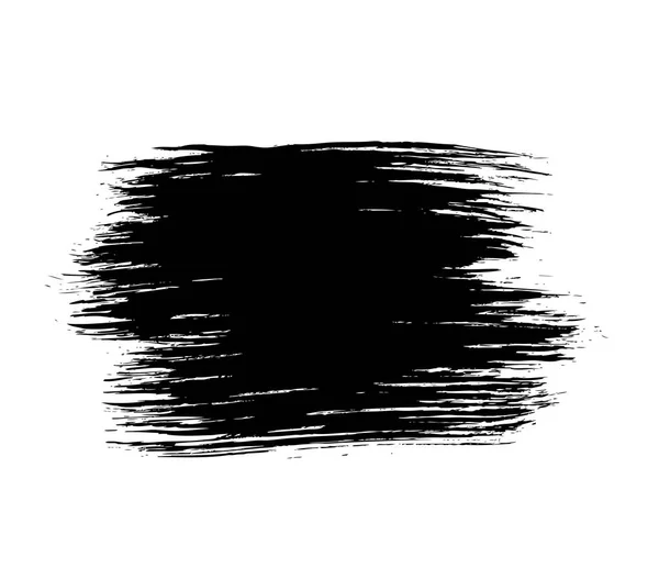 Grunge Achtergrond Met Zwarte Kunst Uitstrijkjes Geïsoleerd Witte Achtergrond — Stockvector