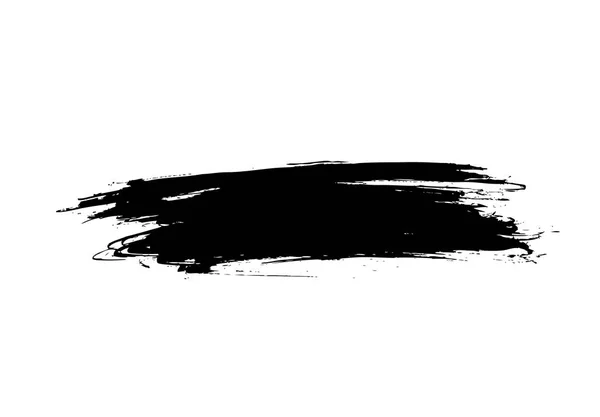 白色背景上的黑色不准确涂片隔离 — 图库矢量图片