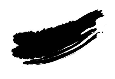 siyah vektör grunge fırça darbesi