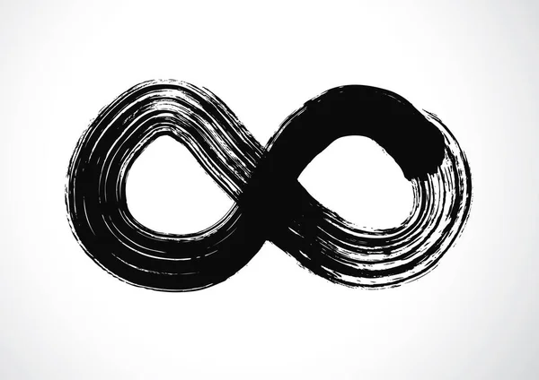 Infinity Symbool Logo Vectorillustratie — Stockvector