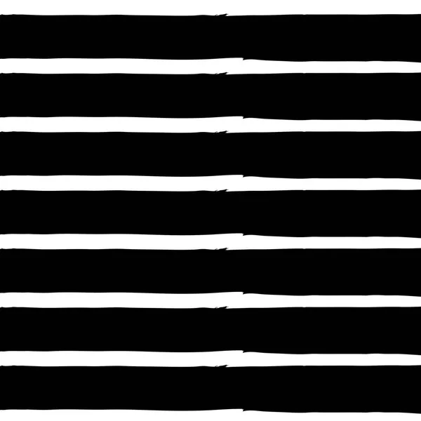 Handgezeichnete Horizontale Streifen Muster Hintergrund — Stockvektor