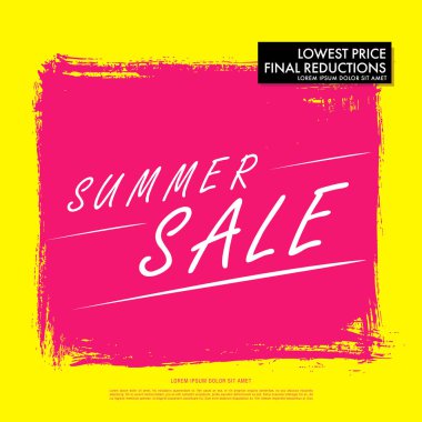 örnek metin renk arka plan üzerinde ile yaz satışı büyük başlığı