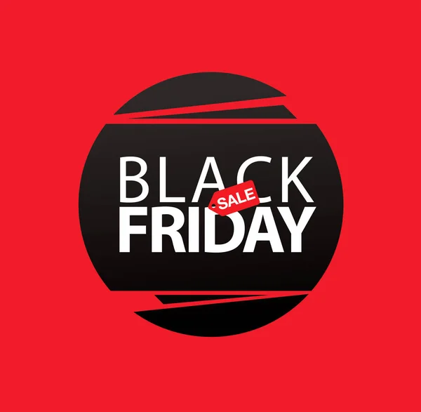 Black Friday Verkauf Bunte Banner Vorlage Einfach Vektorillustration — Stockvektor