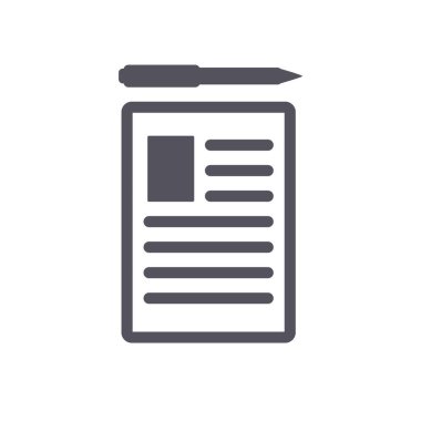 sayfa simgesi tasarımı, vektör illüstrasyonu