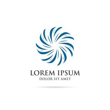 Basit işaret logosu tasarımı. vektör çizim şablonu