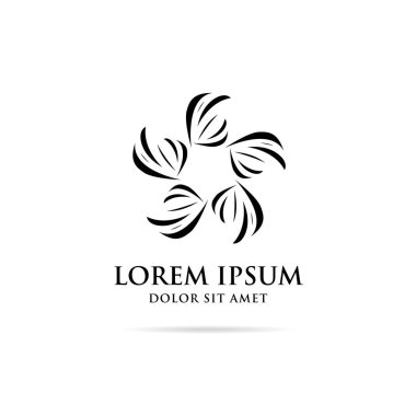 Basit işaret logosu tasarımı. vektör çizim şablonu