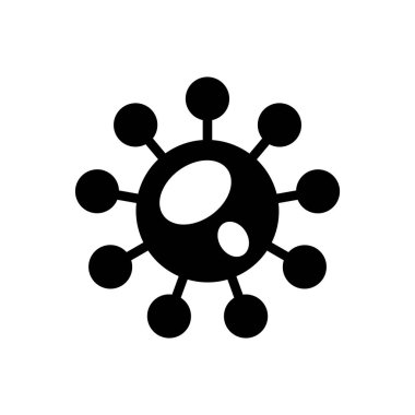 Virüs ikonu vektör illüstrasyonu