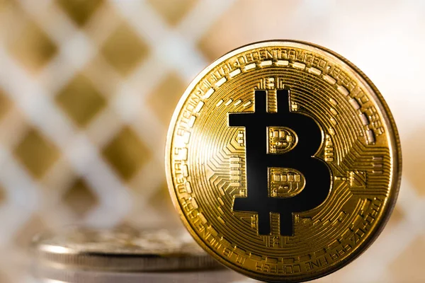 Bitcoin symbool munt — Stockfoto