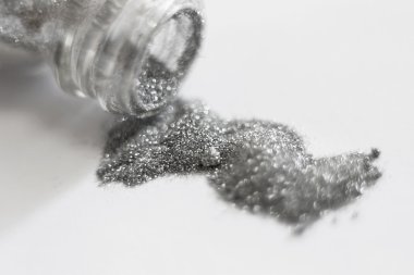 Gümüş pullu. Gümüş Sim doku ve backg bir saçılma