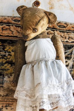 Vintage oyuncak oyuncak ayı Dünya Savaşı