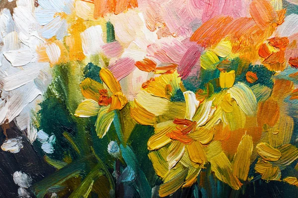 doku yağlı boya çiçek, canlı çiçek, çiçek natürmort resim