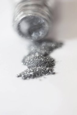 Gümüş pullu. Gümüş Sim doku ve backg bir saçılma