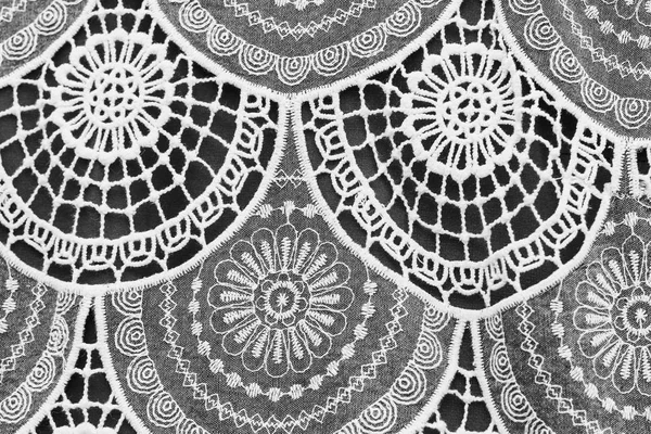 Tekstura tkanina bawełniana z haftem, bez szwu, tekstylne — Zdjęcie stockowe