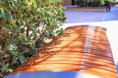 Sokak, ahşap, yaz gün güzel dekoratif tezgah sof