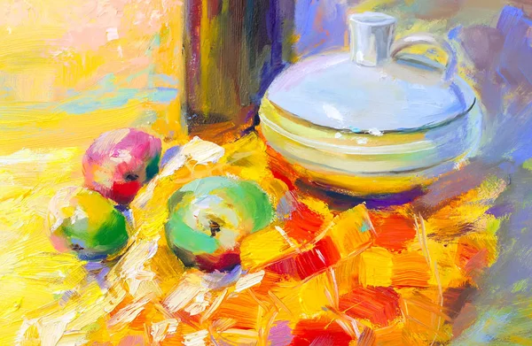 texture oil painting fruit painting colorful floral