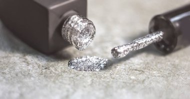 Parlak tırnak cilası Parlatıcı closeup dokusuna
