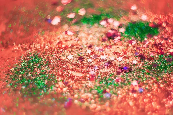 candies, sparkles and sparkling dust, texture of a bright blurre