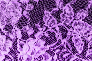 Siyah dantel dantel doku arka plan. Siyah guipure. Siyah kumaş 