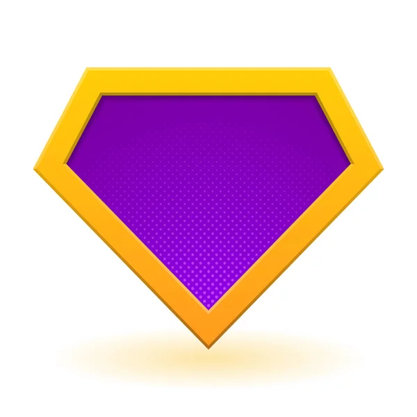 Modello logo supereroe — Vettoriale Stock