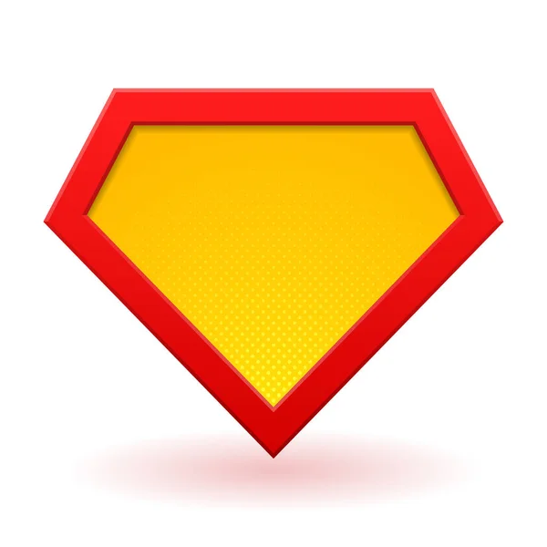 Modello logo supereroe — Vettoriale Stock