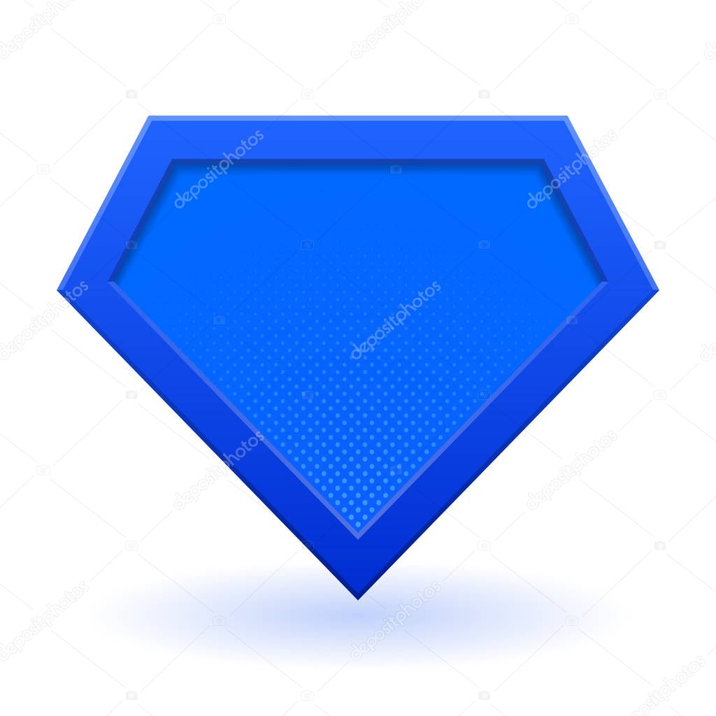 Superhero logo template