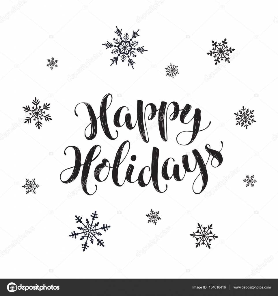 Greeting card template Stock Vector Image by ©ollymolly #23 Intended For Happy Holidays Card Template