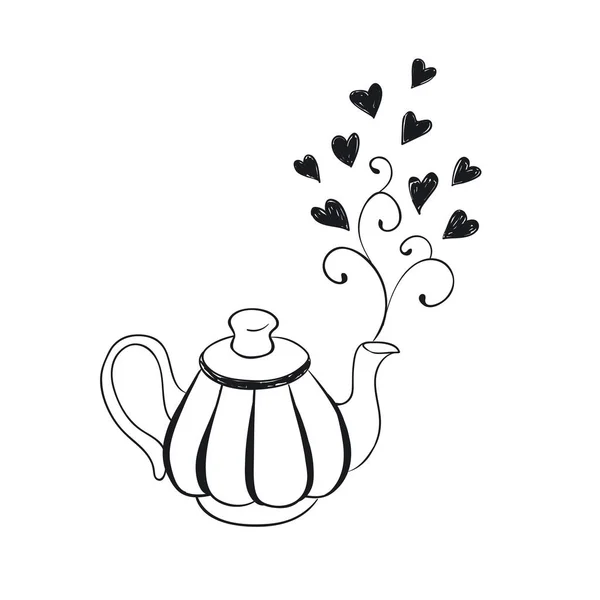 Icône de pot de café — Image vectorielle