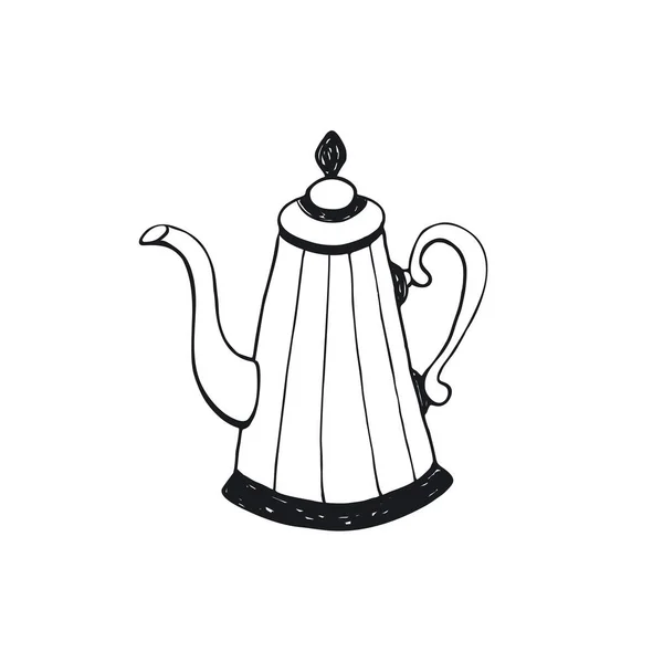 Koffiepot pictogram — Stockvector