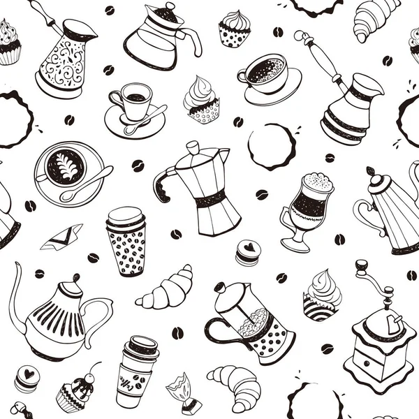 Modèle de temps de café — Image vectorielle