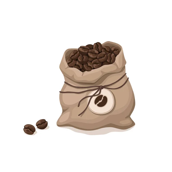 Icono de bolsa de café — Vector de stock