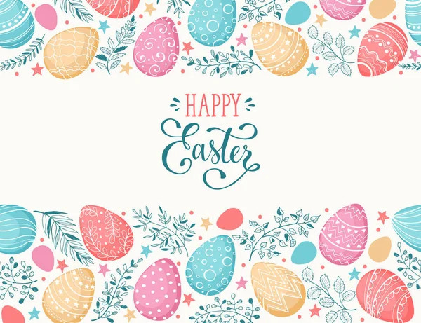 Easter greeting card — Stock Vector