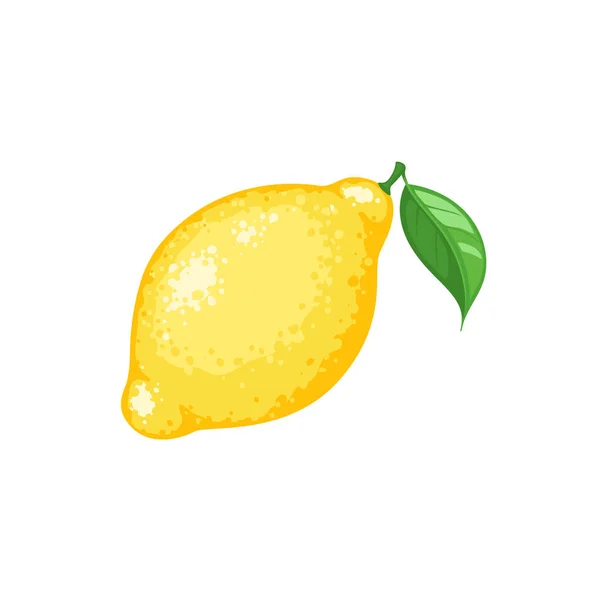 Icône citron isolé — Image vectorielle