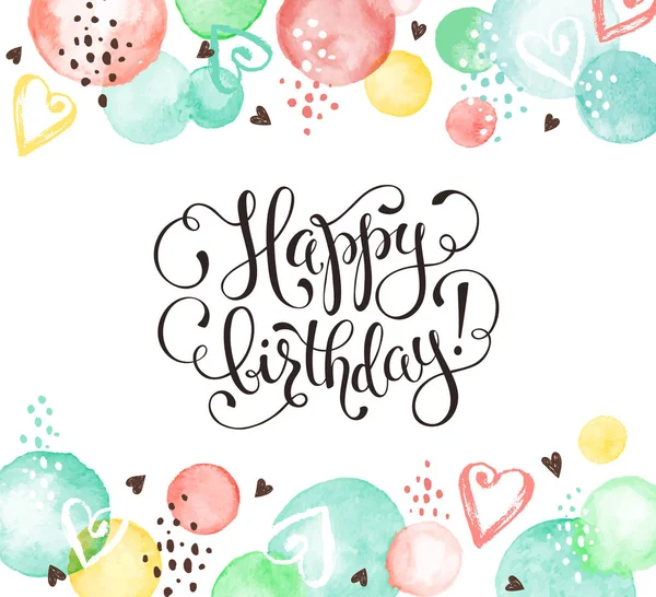 Happy birthday card — Stock Vector