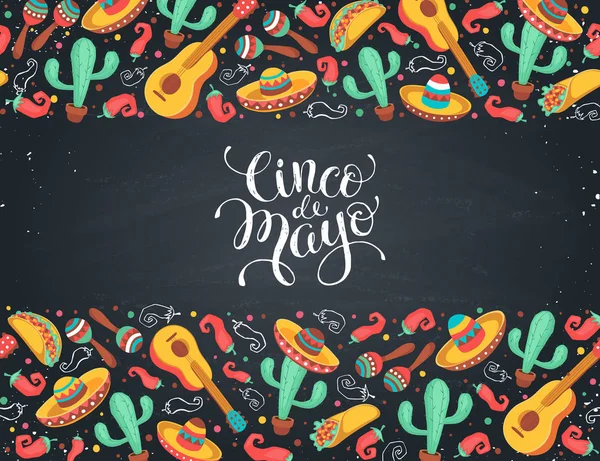 Affiche Cinco de mayo — Image vectorielle