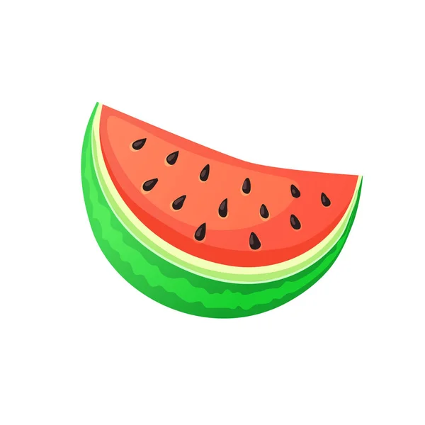 Vector watermelon icon — Stock Vector