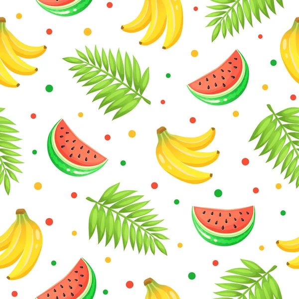 Modèle de fruits tropicaux — Image vectorielle