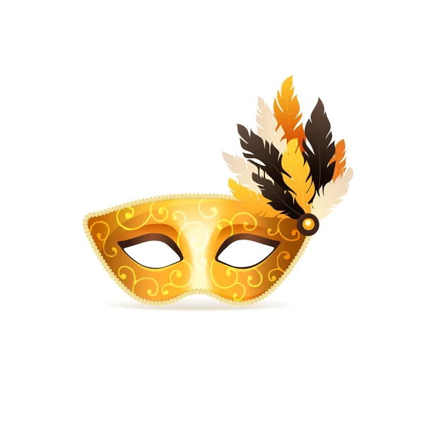 Carnival mask isolated — Stock Vector