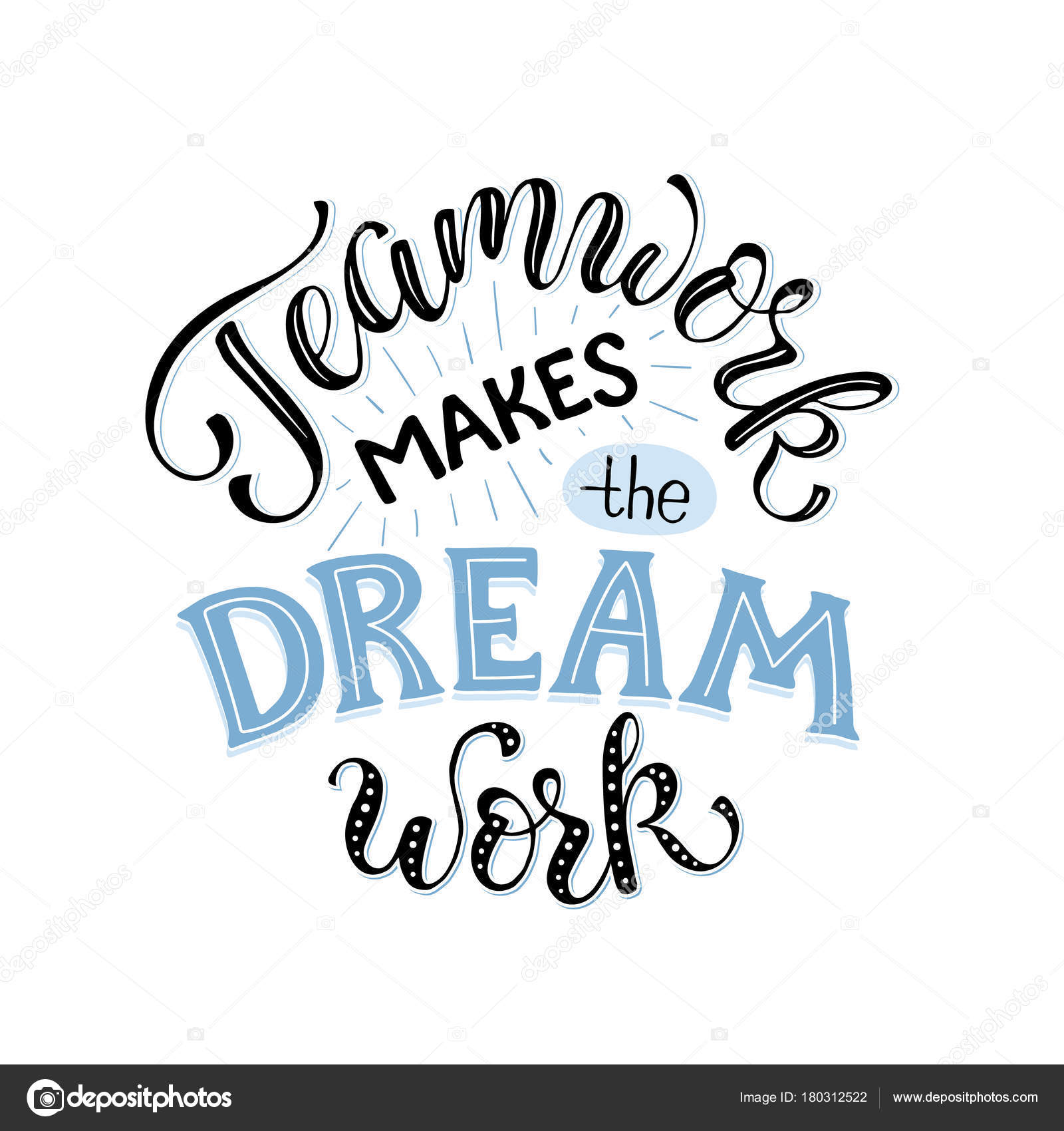 teamwork motivational poster