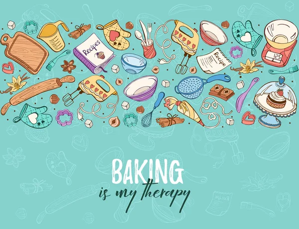 Μαγείρεμα φορά αφίσας — Διανυσματικό Αρχείο