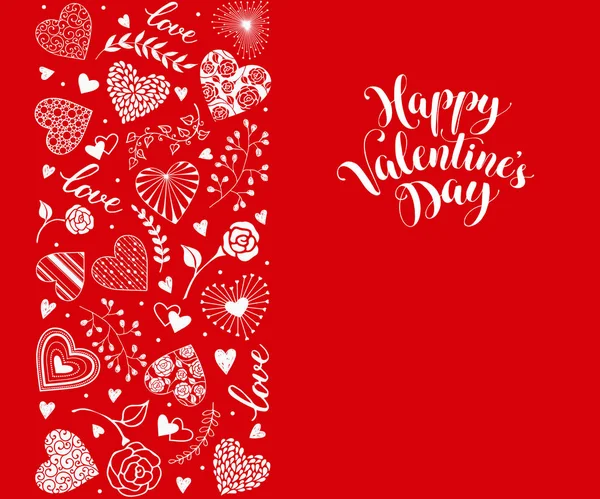 Valentines Day card — Stock Vector