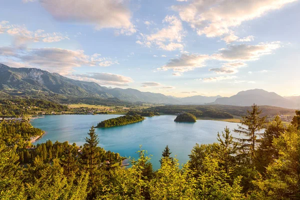 Göl Faaker See Carinthia, Avusturya