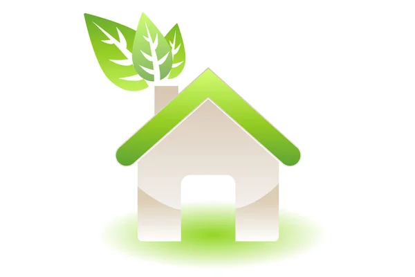 Eco home illustrazione — Foto Stock